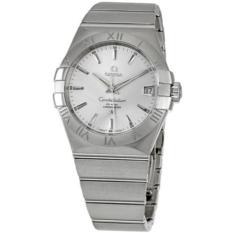 omega constellation silver men|Omega Constellation price list.